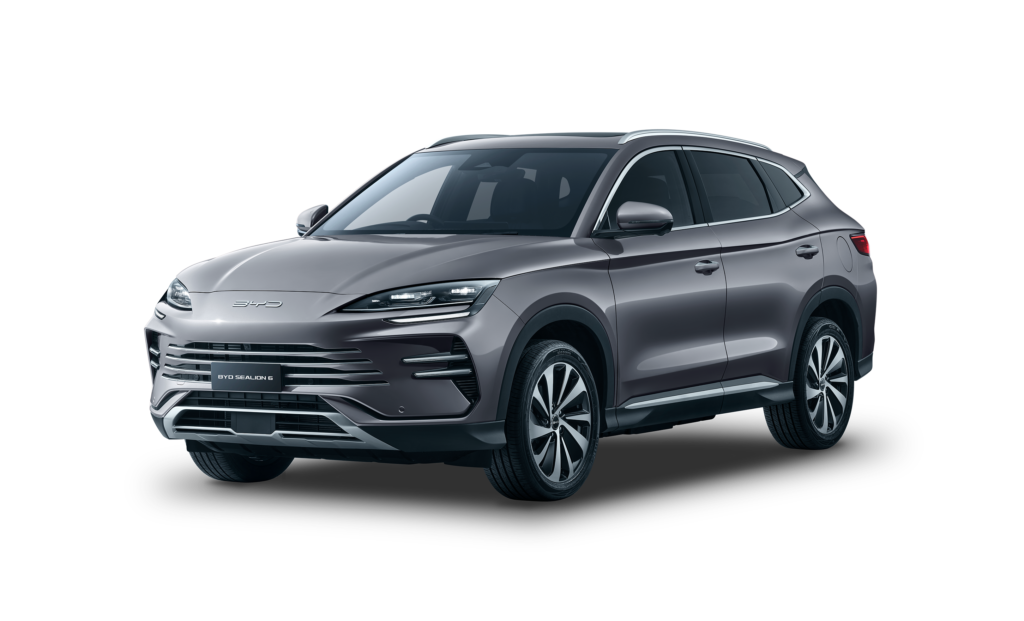 BYD Sealion 6 Grey on white background
