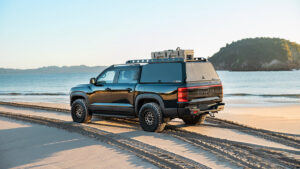 BYD Shark 6 with Ute Master Canopy on NZ Beach