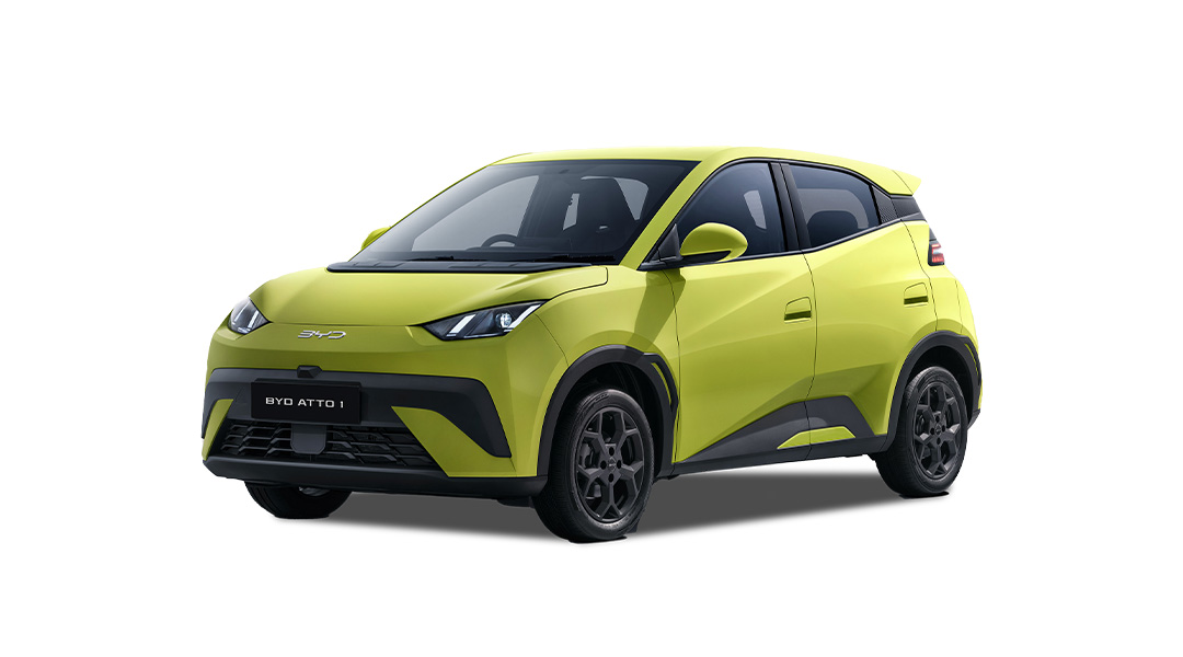 BYD Atto 1 Mini EV Pine Lime colour