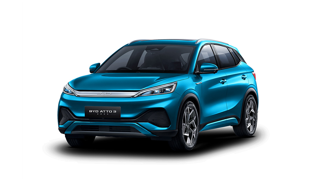BYD Atto 3 Electric SUV Surf Blue