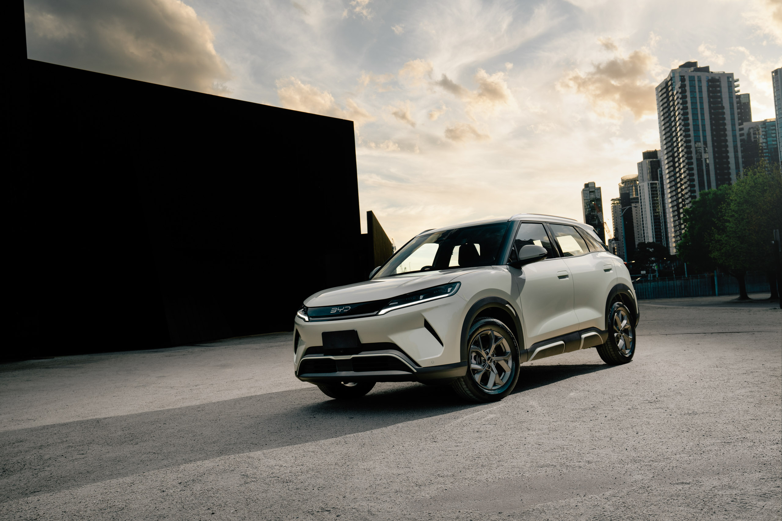 BYD Atto 2 full view front angle shot