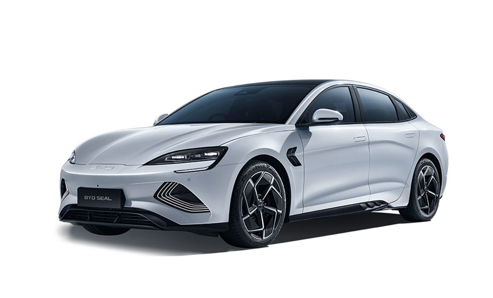 BYD Seal White on blank background