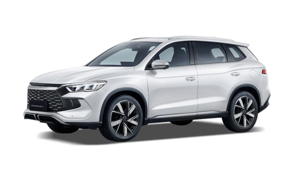 BYD Sealion 5 White on blank background