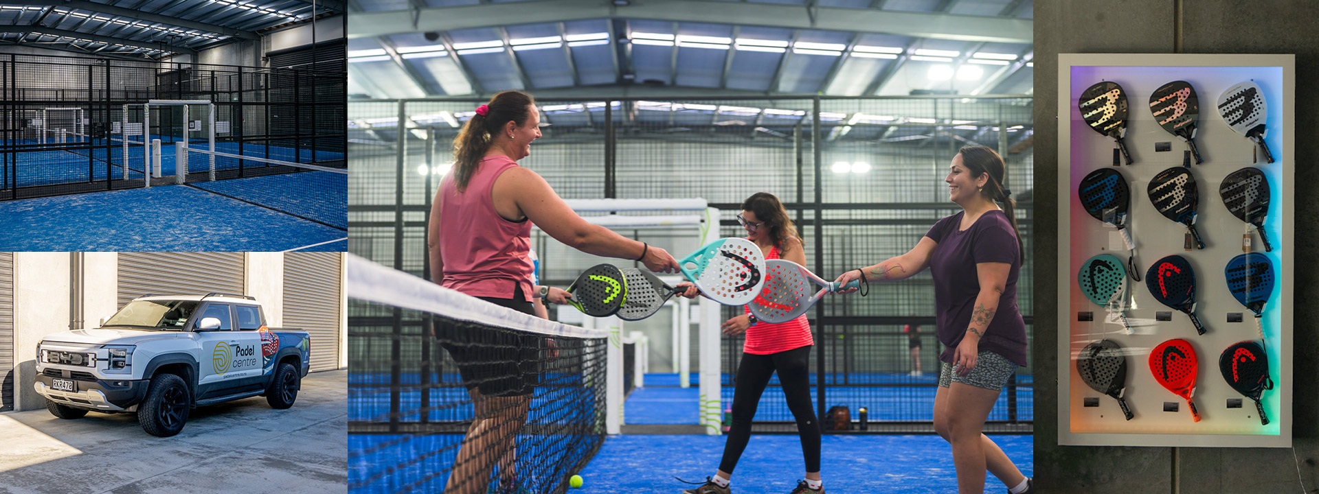 Padel Centre Nelson image collage