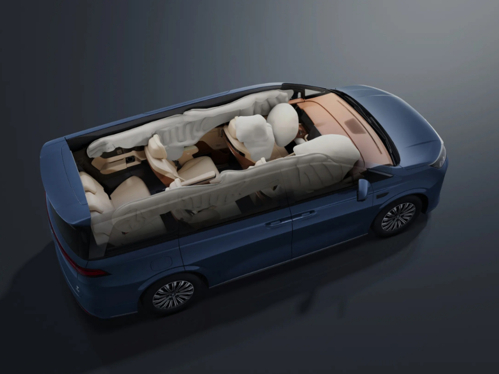 BYD M9 air bags