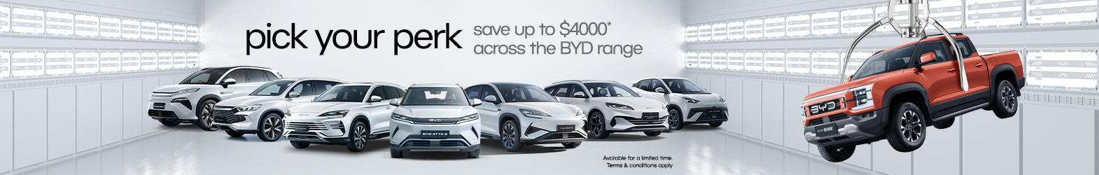 BYD Specials Pick Your Perk Promo banner